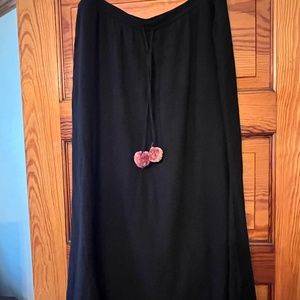 Johnny Was Gauze Skirt - Black XL